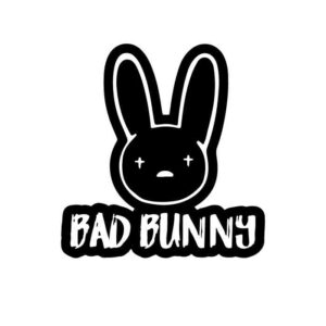 Bad Bunny logo SVG free svg cut files