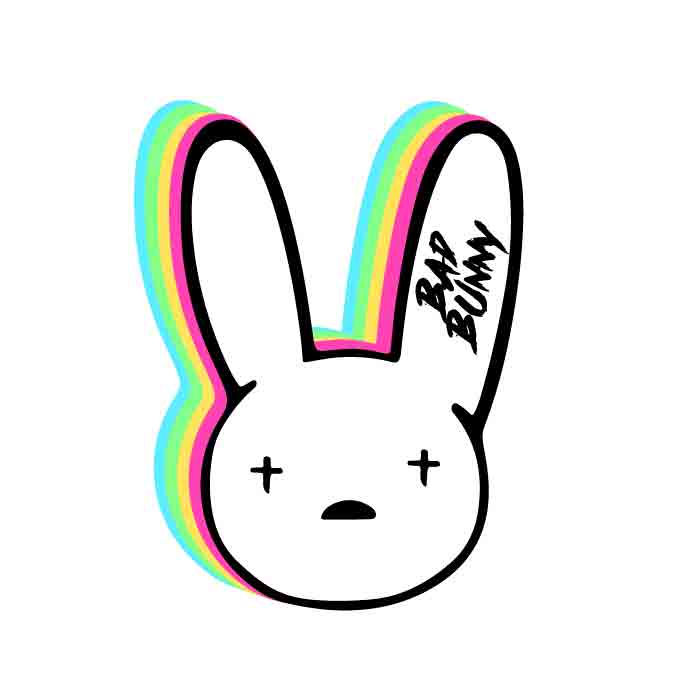 Bad Bunny logo SVG
