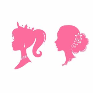 Barbie head SVG free & PNG Download cut files download