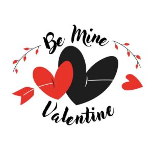 Be Mine Valentine Free SVG File