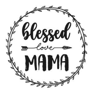 Blessed mama SVG free download