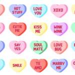 Conversation heart Free SVG Download cut files PNG