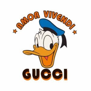 Gucci Donald Duck SVG PNG cut files download free