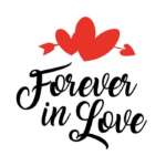 Forever in love free SVG download cut files