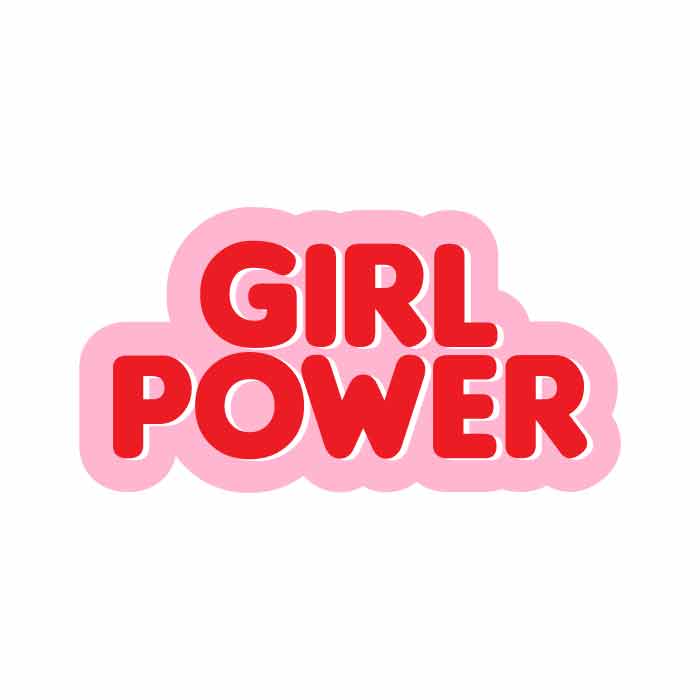 Girl power free SVG & PNG Download cut files