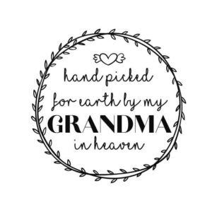 Grandma in heaven SVG & PNG free download