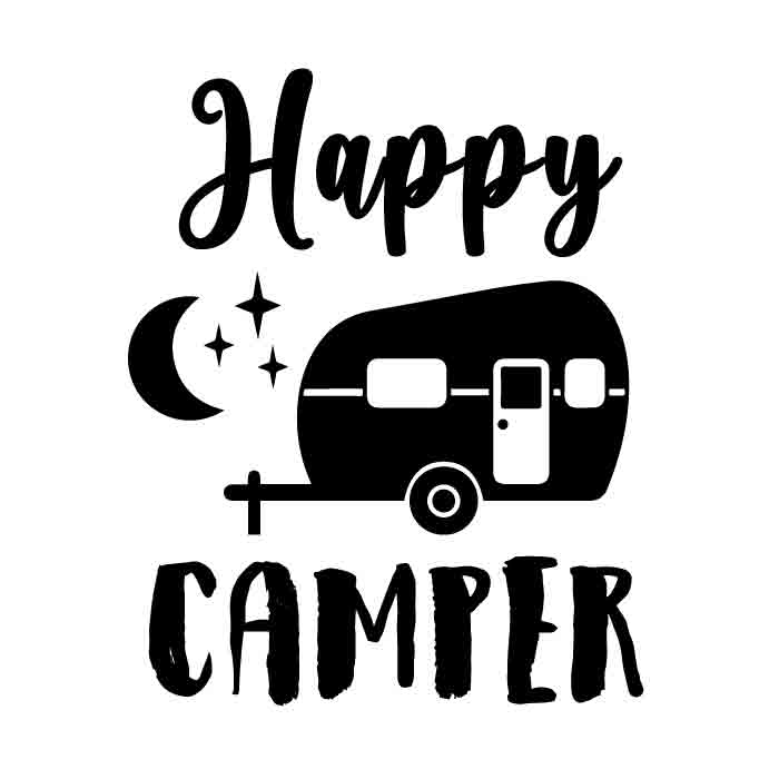 Happy camper SVG 2 | Free SVG Download camper free svg cut files