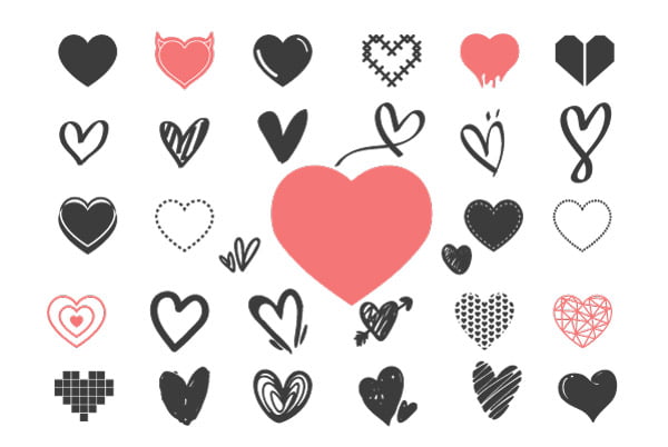 Hearts SVG free download cut files | Free SVG Download Love SVG