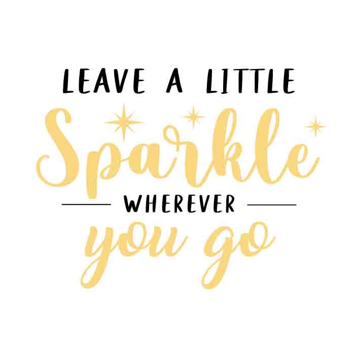 Leave a Little Sparkle SVG & PNG