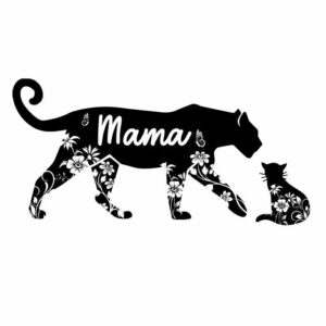 Leopard Mama free SVG PNG cut files