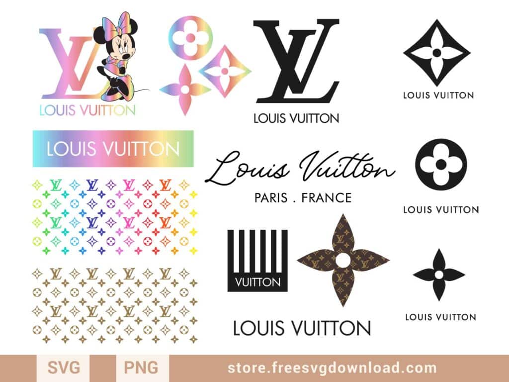 Louis Vuitton free svg cut files, Louis Vuitton pattern svg, louis vuitton logo svg, lv svg cut files cricut