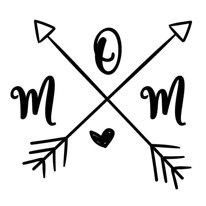 Arrow mom SVG & Png free download