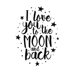 Moon and back SVG & PNG free download