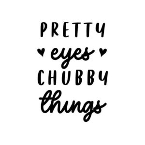 Pretty eyes chubby things SVG & PNG Download