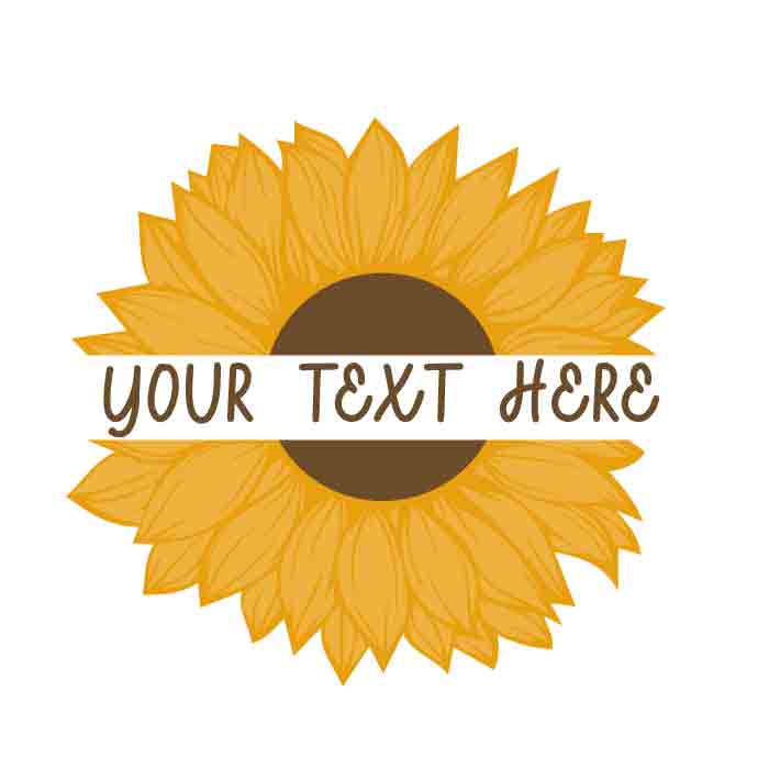 Sunflower Monogram SVG & PNG | Free SVG Download flower svg