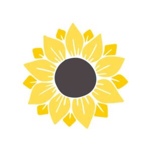 Sunflower SVG PNG 2 free download cut files