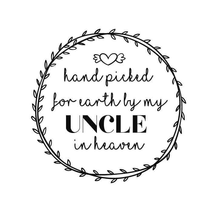 Uncle in heaven SVG & PNG free download
