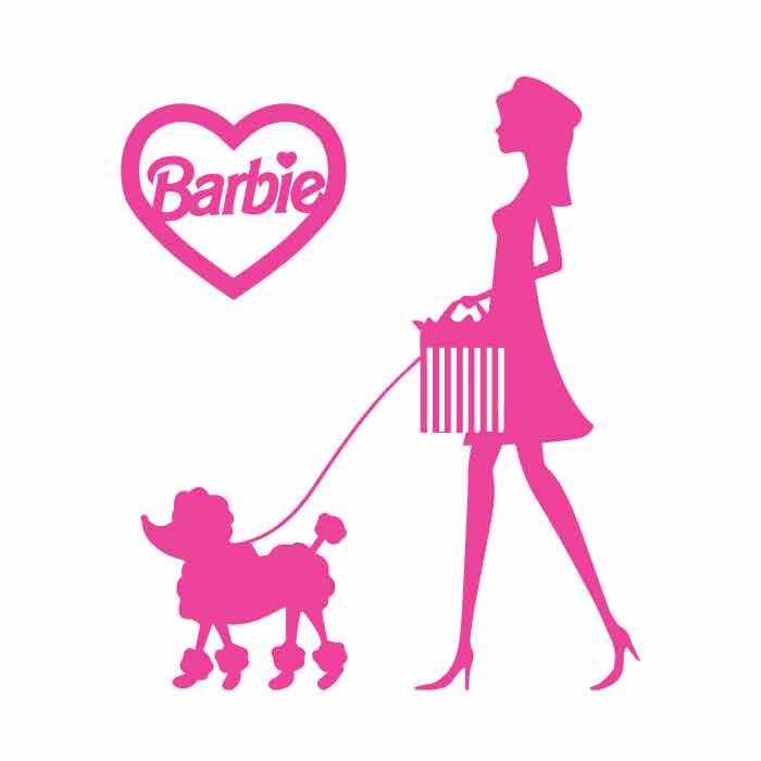 Barbie dog free SVG PNG cut files