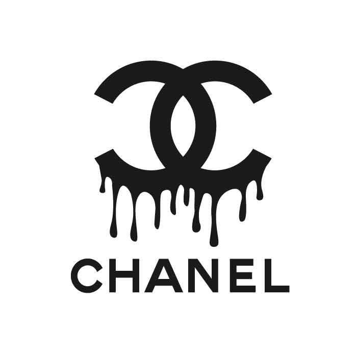 Chanel drip SVG cut files png download
