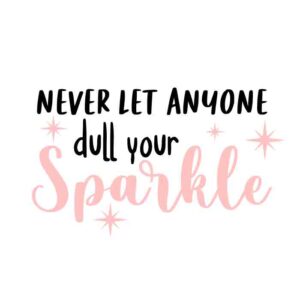 Dull your sparkle SVG
