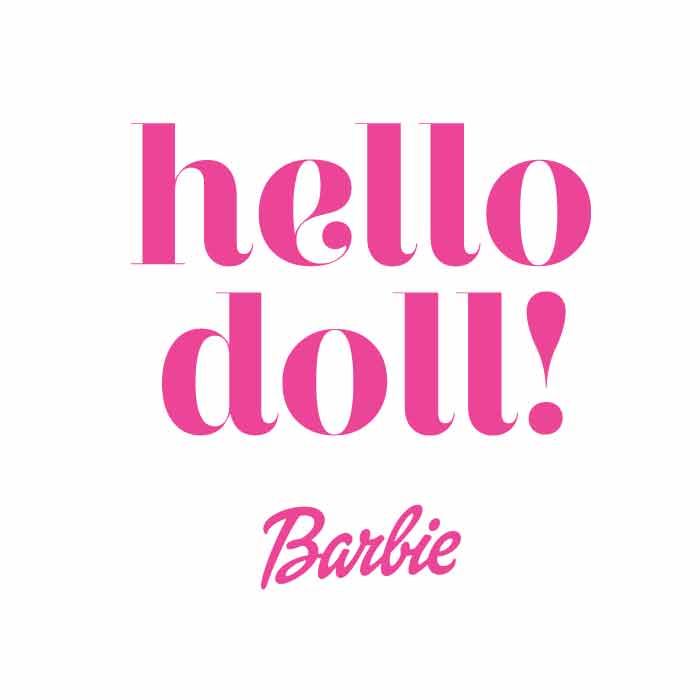 Hello Doll Barbie SVG cut files