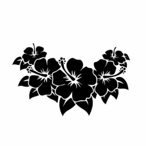 Hibiscus SVG free cricut files download