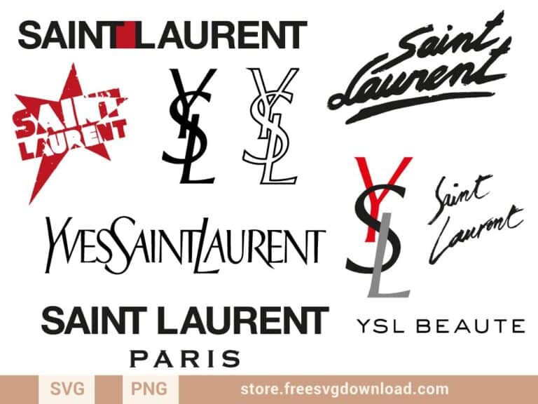 YSL free SVG logo & PNG Download | Free SVG Download fashion brand