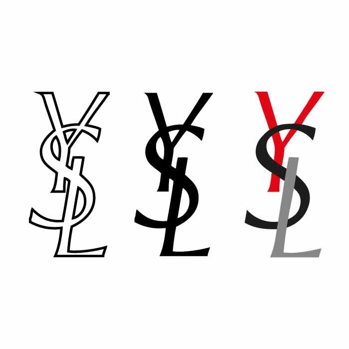 logo ysl brand