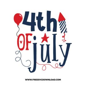 4th of July SVG & PNG free America cut files