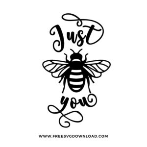 Just bee you SVG PNG cut files download