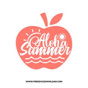 Aloha summer free SVG & PNG free summer cut files