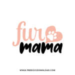 Fur mama SVG PNG free cut files download