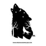 Adventure Wolf SVG & PNG free camping cut files