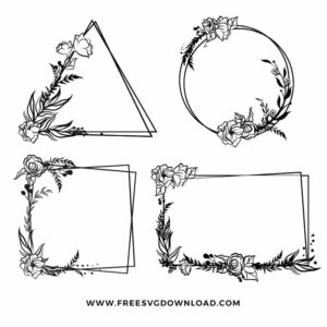 Wreath SVG PNG free cut files download