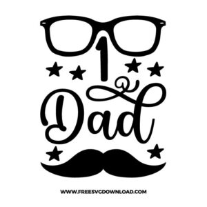 1 Dad SVG for cricut, fathers day svg, daddy svg, best dad svg, father svg, dad life svg, papa svg, funny dad svg, best dad ever svg, grandpa svg, new dad svg, father and son svg, step dad svg