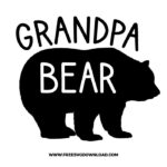 Grandpa bear SVG for cricut, fathers day svg, daddy svg, best dad svg, father svg, dad life svg, papa svg, funny dad svg, best dad ever svg, grandpa svg, new dad svg, father and son svg, step dad svg