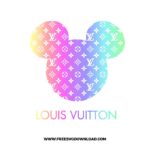Louis Vuitton Mickey Mouse Louis Vuitton pattern SVG & PNG free cut files download cricut, chanel svg free, gucci svg free, versace svg free