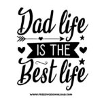 Dad life is the best life SVG for cricut, fathers day svg, daddy svg, best dad svg, father svg, dad life svg, papa svg, funny dad svg, best dad ever svg, grandpa svg, new dad svg, father and son svg, step dad svg