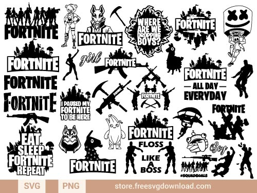 Fortnite SVG free cut files, Fornite SVG Bundle cut files, fortnite character svg, fornite svg, floss like a boss svg, squad goals svg, eat sleep fortnite repeat,  game svg, gamer svg, playstation svg, video game svg, gaming svg,    SVG Free Download,