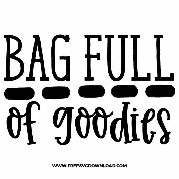 Bag full of goodies SVG & PNG, SVG Free Download, SVG for Cricut Design Silhouette, svg files for cricut, quotes svg, popular svg, funny svg, fashion svg, sassy svg, tote bag svg, shopping svg, goodies svg, sale svg, shop svg
