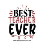 Best teacher ever 2 SVG & PNG, SVG Free Download, SVG for Cricut Design Silhouette, teacher svg, school svg, kindergarten svg, teacher life svg, teaching svg, graduation svg