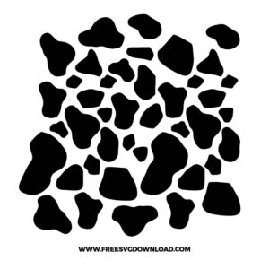 Cow Print Free SVG File