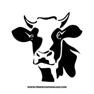Cow SVG & PNG, SVG Free Download, svg files for cricut, separated svg, trending svg, cow bow svg, farmhouse svg, heifer svg, cow print svg, animal svg, calf svg, cow face svg, farm svg, cow silhouette