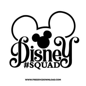 Disney Squad SVG cut file