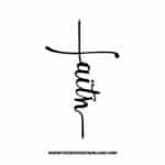 Faith Cross free SVG, SVG Free Download, church svg, christian svg, crosses svg, religious svg, jesus svg, faith svg, cross clipart, SVG for Cricut Design Silhouette,