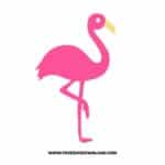 Flamingo SVG & PNG, SVG Free Download, SVG for Cricut Design Silhouette, summer svg, beach svg, tropical svg, sea svg, flamingo clipart, bird svg, animal svg, pink svg