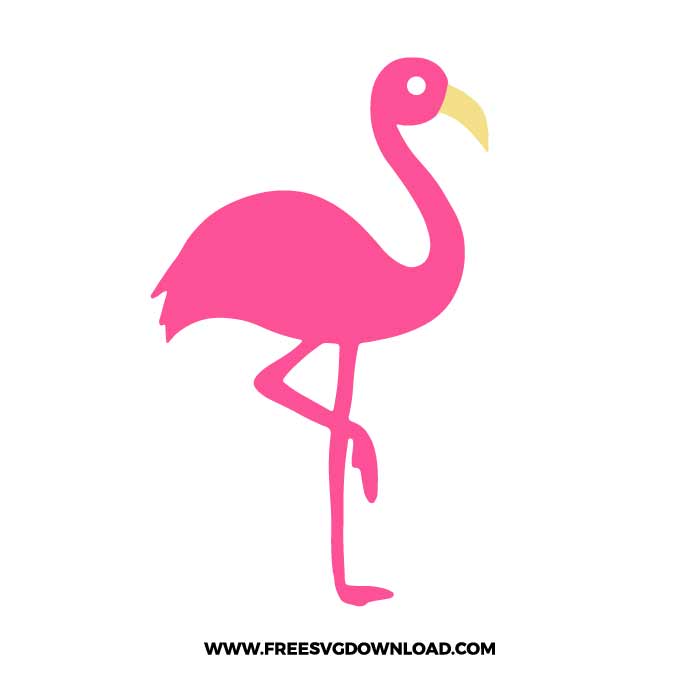 Flamingo SVG & PNG, SVG Free Download, SVG for Cricut Design Silhouette, summer svg, beach svg, tropical svg, sea svg, flamingo clipart, bird svg, animal svg, pink svg