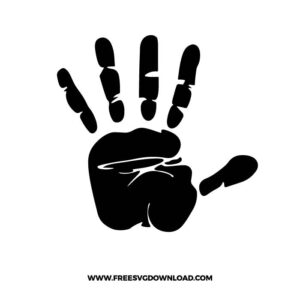 Handprint Free SVG File
