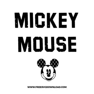 Mickey Mouse America Free SVG File