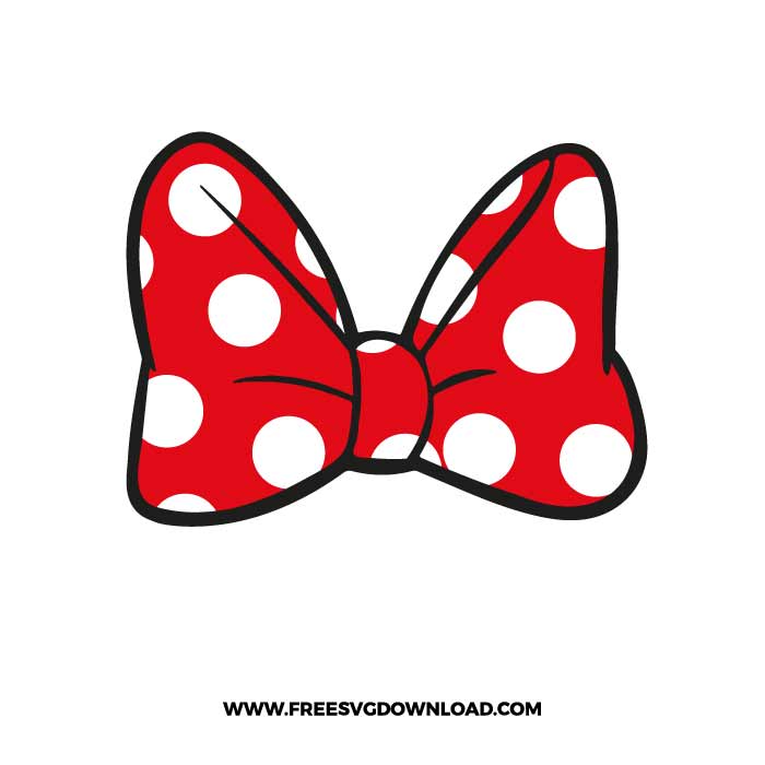 Minnie Mouse Bow SVG & PNG Free Download | Free SVG Download